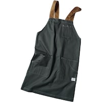 クロダルマ クロダルマ 肩掛けエプロン チャコールグレー F