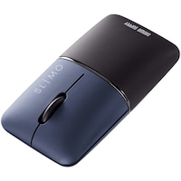 サンワサプライ SANWA 静音BluetoothブルーLEDマウス SLIMO (充電式) MABBS310NV 1個