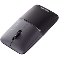 サンワサプライ SANWA 静音BluetoothブルーLEDマウス SLIMO (充電式) MABBS310BK 1個