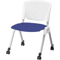 NAIKI ミーティングチェアー(肘無) E470型 E470C3BLU 1脚