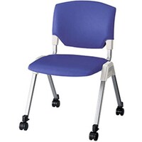 NAIKI ミーティングチェアー(肘無) E470型 E472C3BLU 1脚