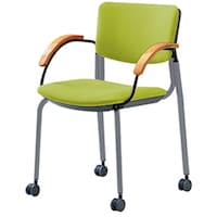 NAIKI ミーティングチェアー(肘付) E217型 E218BCGGR 1脚