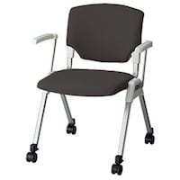 NAIKI ミーティングチェアー(肘付) E470型 E473C3BLK 1脚