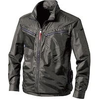 村上被服 快適ウェア サイドファン長袖ジャケット LL チャコール