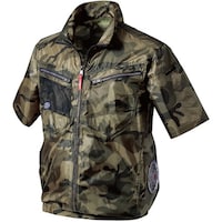 村上被服 快適ウェア サイドファン半袖ジャケット M ミリタリー