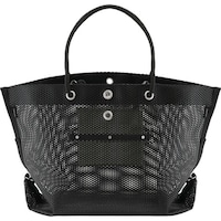 アイリスオーヤマ IRIS 107092 メッシュツールバッグ 600×477 ブラック