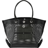 アイリスオーヤマ IRIS 107093 メッシュツールバッグ 520×417 ブラック