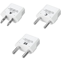 ヤザワコーポレーション YAZAWA 海外用電源プラグ 海外用電源プラグ3セット