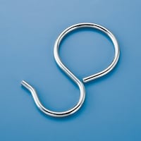 日本緑十字社 緑十字 パイプ用フック 48.6mmΦ用 内径:50mmΦ 10個組 鉄(三価ユニクロ)