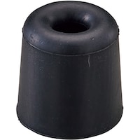 日本緑十字社 緑十字 衝突防止用ゴム 黒 36mmΦ×36mm