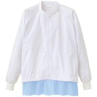 アイトス アイトス COMFORT FIT 衛生白衣 長袖比翼ジャンバー(男女兼用)AZ861030 ホワイト 3L AZ8610300013L 1着