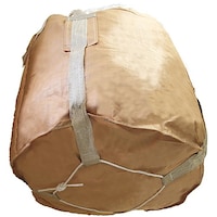 グリーンクロス グリーンクロス コンテナバッグ 丸型 容量500L 耐荷重1000kgタイプ 排出口無し 10枚セット 6300052864 1式(10枚)