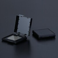 エクシール EXSEAL 精密デバイス搬送ケース ゲルベース2インチ 黒 クラウディC3 Lタイプ 10個入 GC0016019 1S(10個)