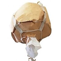 グリーンクロス グリーンクロス コンテナバッグ 丸型 容量350L 耐荷重1000kgタイプ 排出口あり 10枚セット 6300052862 1式(10枚)