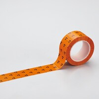 日本緑十字社 緑十字 クリーンルーム用ラインテープ オレンジ 50mm幅×33m 帯電防止タイプ 259027 1巻