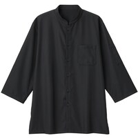 サーウ゛ォ サンペックス 【吸汗速乾・軽量】 男女兼用ショップコート ブラック BL1900B9SS 1着