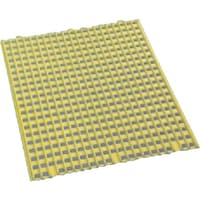 真和工業 真和工業 μデッキパネル一般タイプ(黄) DKPNYLX20PS 1箱(20枚)