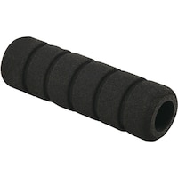 日本緑十字社 緑十字 スポンジカバー 黒 全長約120mm(対応サイズ20ー22mmΦ) 246163 1個