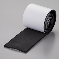 日本緑十字社 緑十字 スポンジゴム(粘着テープ付) 黒 100×1000×5mm