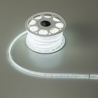 日本緑十字社 緑十字 LEDロープライト(両面発光タイプ) LED発光色:白 長さ10m 275014 1巻