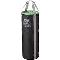 日本緑十字社 緑十字 荷揚げバッグ(荷揚げバケツ) 黒/黄緑 350mmΦ×1000mm 最大荷重:100kg 242021 1個