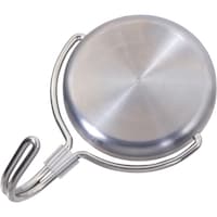 日本緑十字社 緑十字 パワーマグネットフックフラット シルバー 76×51×33mm