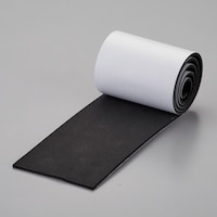 日本緑十字社 緑十字 スポンジゴム(粘着テープ付) 黒 100×1000×3mm