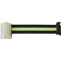 日本緑十字社 緑十字 ベルトパーテーション用ベルトカセット(332170本体専用) ベルト:蛍光黄/黒 48mm幅×2m 332176 1個