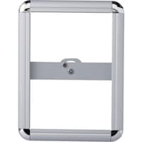 日本緑十字社 緑十字 ベルトパーテーション用A4パネル(332171ー332176専用) 261×348mm アルミ枠付