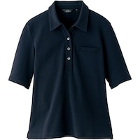 アイトス アイトス レディース半袖エコポロシャツAZ50015 ネイビー SS AZ50015008SS 1着