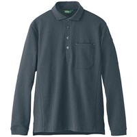 アイトス アイトス 長袖エコポロシャツ(男女兼用)AZ50014 チャコール M AZ50014014M 1着