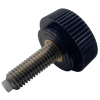 パーツ ラクテム ナイロン化粧ネジ 黒 M514 樹脂パッド付