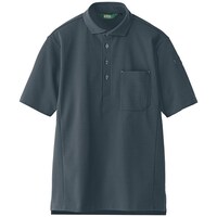 アイトス アイトス 半袖エコポロシャツ(男女兼用)AZ50013 チャコール 4L AZ500130144L 1着