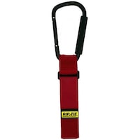 RIPTIE RIPTIE 結束バンド・ケーブルラップ ケーブルキャリアー ウェビング付き(特大カラビナ) 50.8mmX609.6mm 1本入 赤 JW24E1PRD 1Pk(1本)