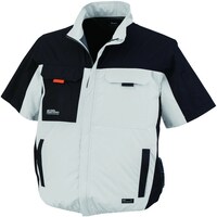 ジーベック XEBEC 空調服遮熱半袖ブルゾンXE98031223L シルバーグレー