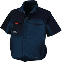 ジーベック XEBEC 空調服遮熱半袖ブルゾンXE98031193L ディープネイビー