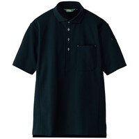 アイトス アイトス 半袖エコポロシャツ(男女兼用)AZ50013 ブラック 6L AZ500130106L 1着