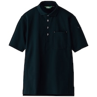 アイトス アイトス 半袖エコポロシャツ(男女兼用)AZ50013 ブラック LL AZ50013010LL 1着
