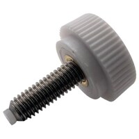 パーツ ラクテム ナイロン化粧ネジ 白 M519 樹脂パッド付