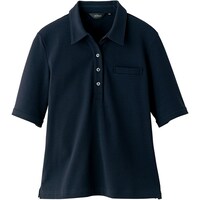 アイトス アイトス レディース半袖エコポロシャツAZ50015 ネイビー L AZ50015008L 1着