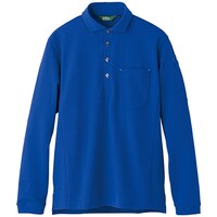 アイトス アイトス 長袖エコポロシャツ(男女兼用)AZ50014 ブルー S AZ50014006S 1着