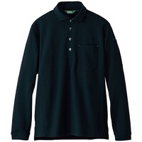 アイトス アイトス 長袖エコポロシャツ(男女兼用)AZ50014 ブラック 3L AZ500140103L 1着
