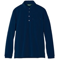 アイトス アイトス 長袖エコポロシャツ(男女兼用)AZ50014 ネイビー LL AZ50014008LL 1着