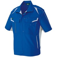 アイトス アイトス 春夏半袖ストレッチブルゾン(エコワーカーストレッチ) ブルー M AZ1932006M 1着