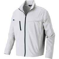 アイトス アイトス 長袖ブルゾン(男女兼用)AZ4130高通気軽量スーパーストレッチ シルバーグレー M AZ4130003M 1着
