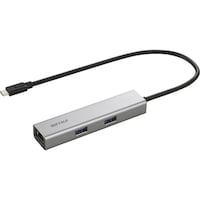 バッファロー BUFFALO USBCドッキングステーション5ポートPD非対応 シルバー