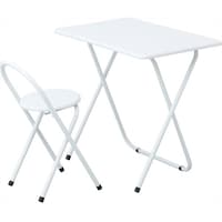 ナカバヤシ ナカバヤシ 折りたたみデスク&チェア/ホワイト