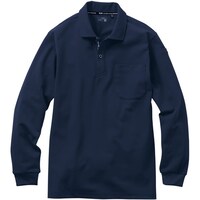 ソウワ G.G. 732550 長袖ポロシャツ(胸ポケット付き) ネイビー 5L 73255015L 1着