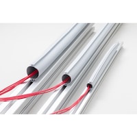 ニホンジッパーチ ZTJ アルミフレーム用配線結束保護チューブ アルミフレーム用配線結束保護チューブ ALーEasy WELG82025 1巻