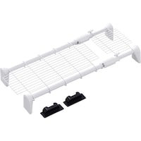 アイリスオーヤマ IRIS 202304 超強力伸縮メッシュ棚 ホワイト